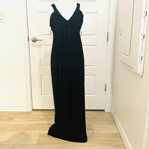DESIGN HISTORY BLACK MAXI DRESS MEDIUM - Picture 1 of 5